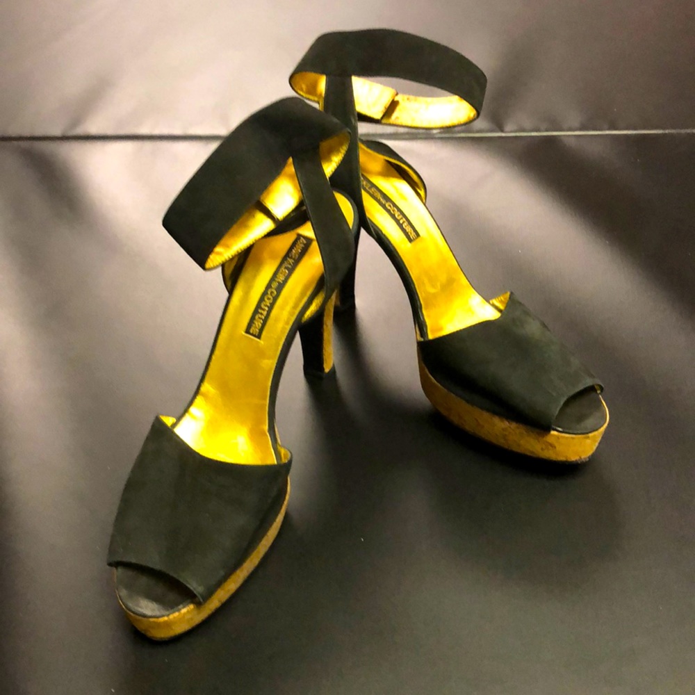 Vintage Anne Kliein Couture sandals size 10